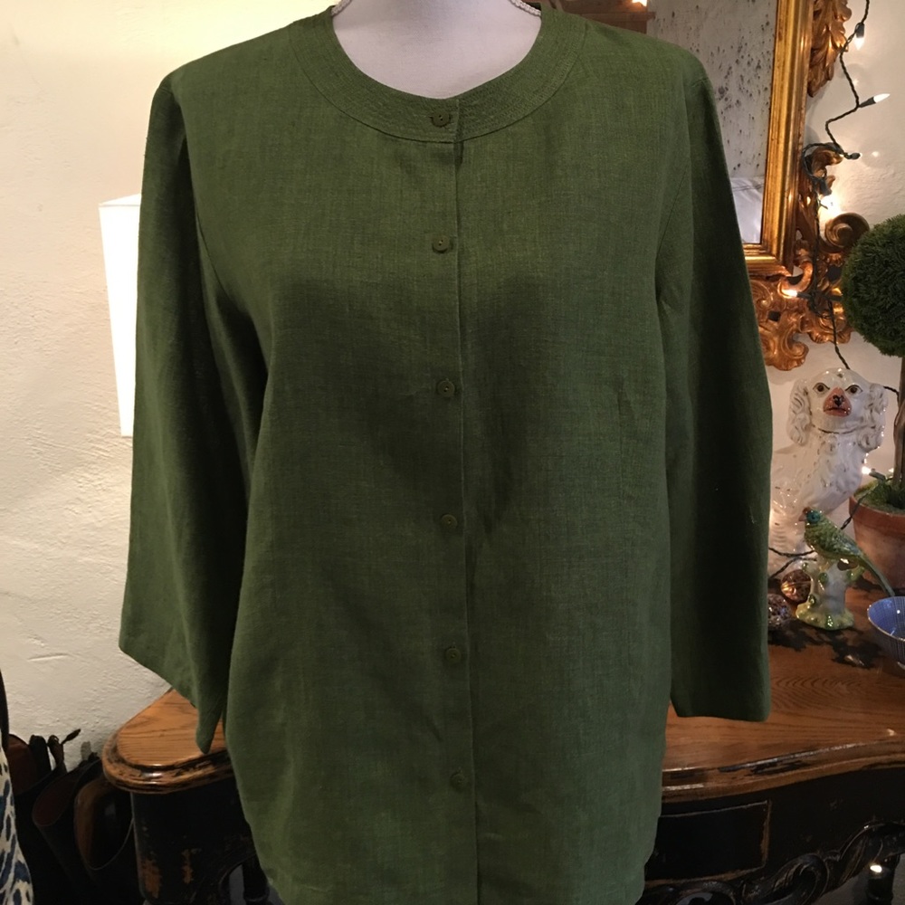 Eileen Fisher Irish Linen Tunic 1X Worn Once $458